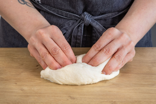 Strudelteig verkneten