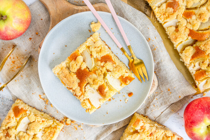 Apfel-Streuselkuchen vom Blech