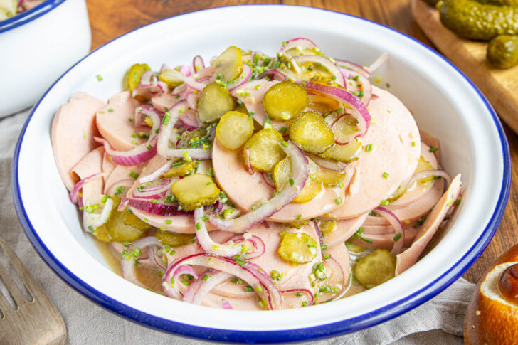 Bayrischer Wurstsalat nach Original Rezept