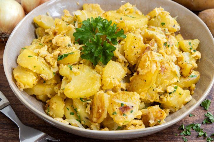 Bratkartoffeln mit Ei