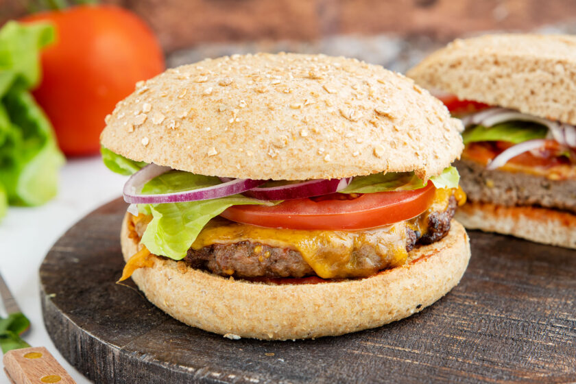 Burger aus der Heißluftfritteuse