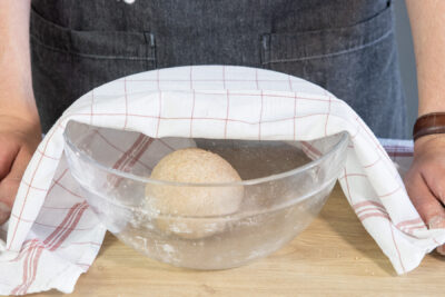 Chapati Teig abdecken