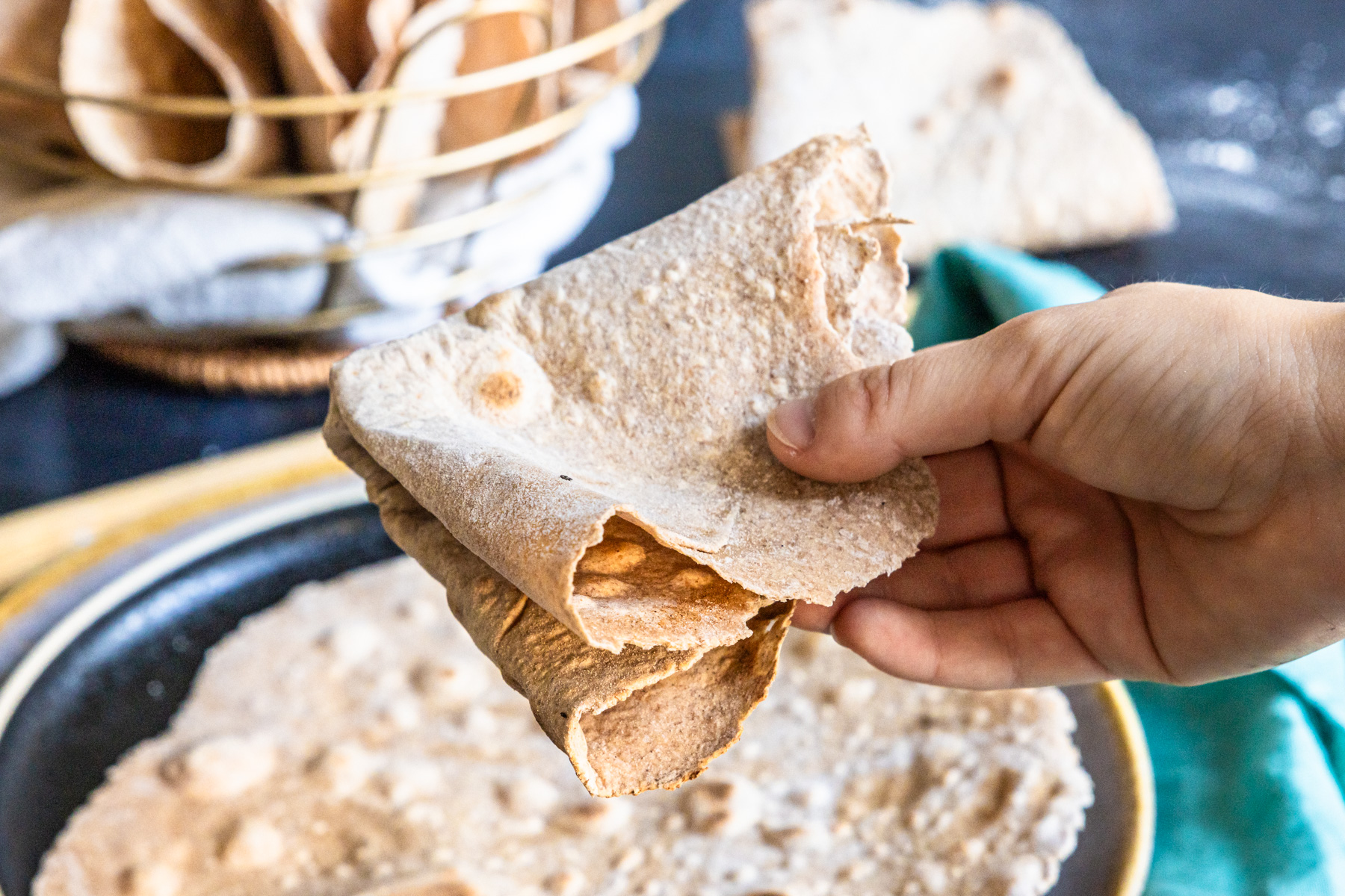Indisches Chapati Brot