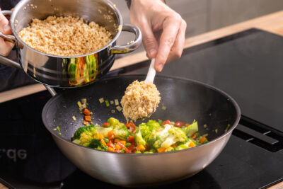 Couscous dazugeben