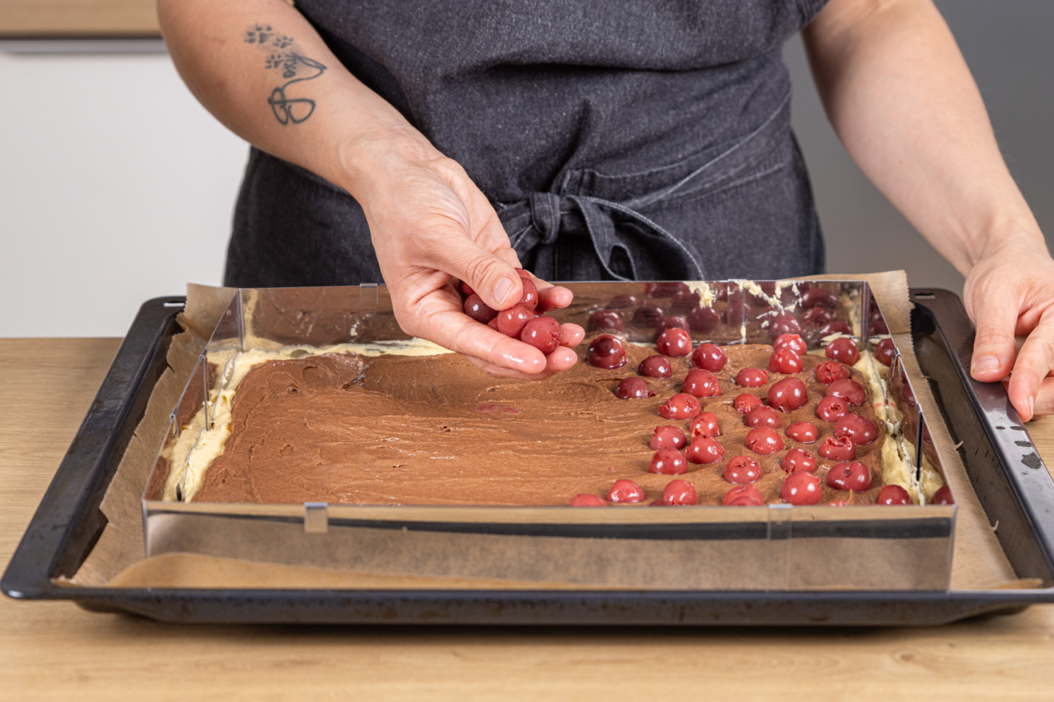 Donauwelle vom Blech Original-Rezept Donauwelle vom Blech Original-Rezept