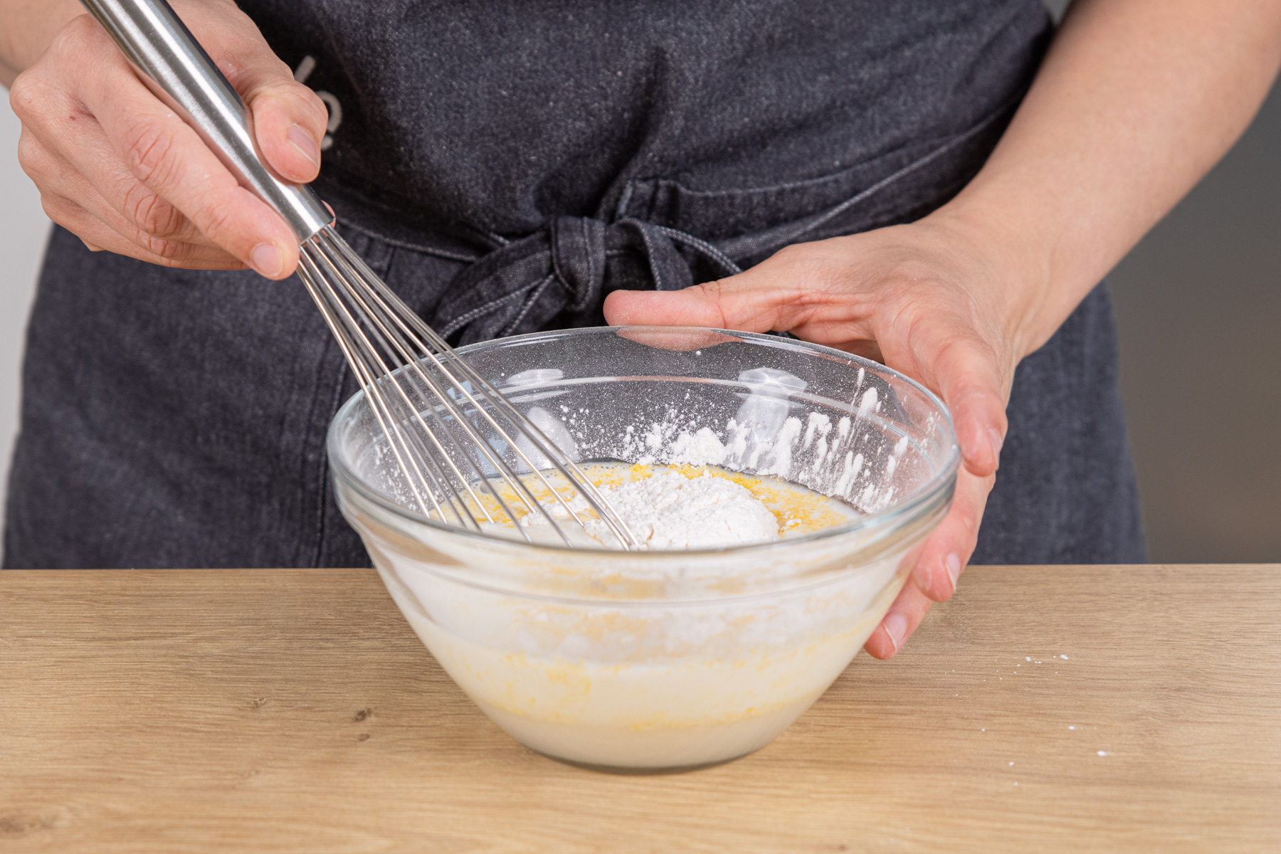 Puddingpulver einrühren