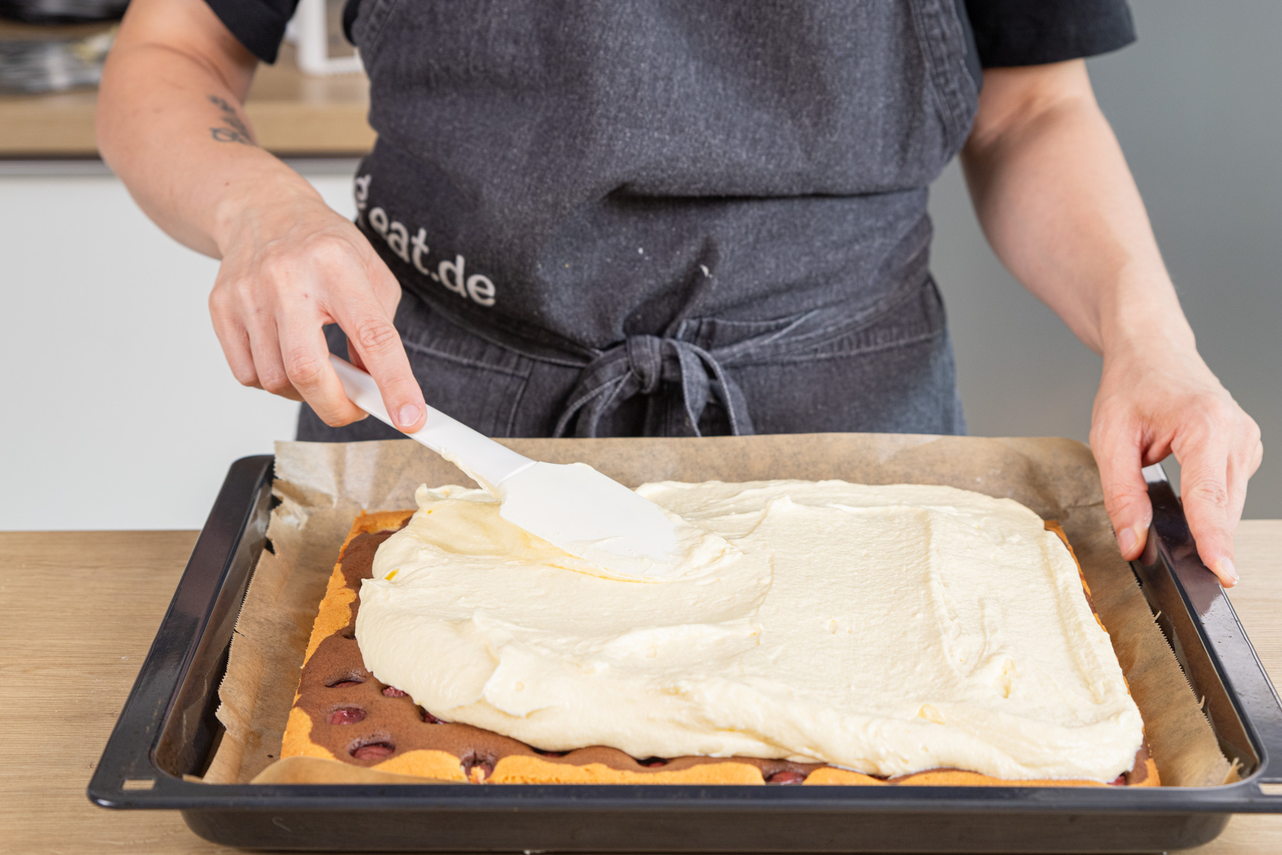 Buttercreme verstreichen