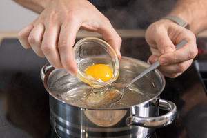 Eier pochieren