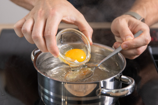 Eier pochieren
