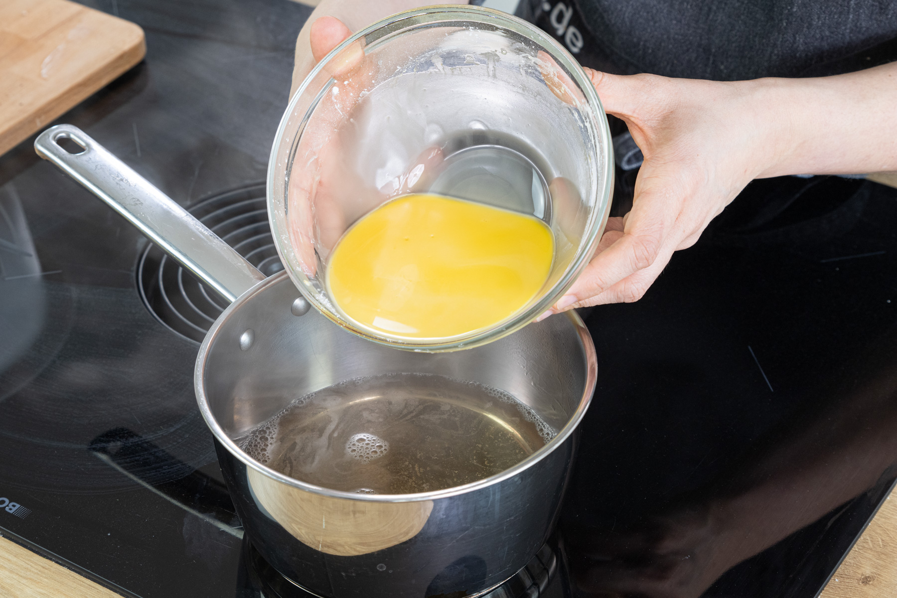 Pudding zubereiten