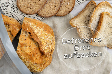 Gefrorenes Brot aufbacken: so geht's