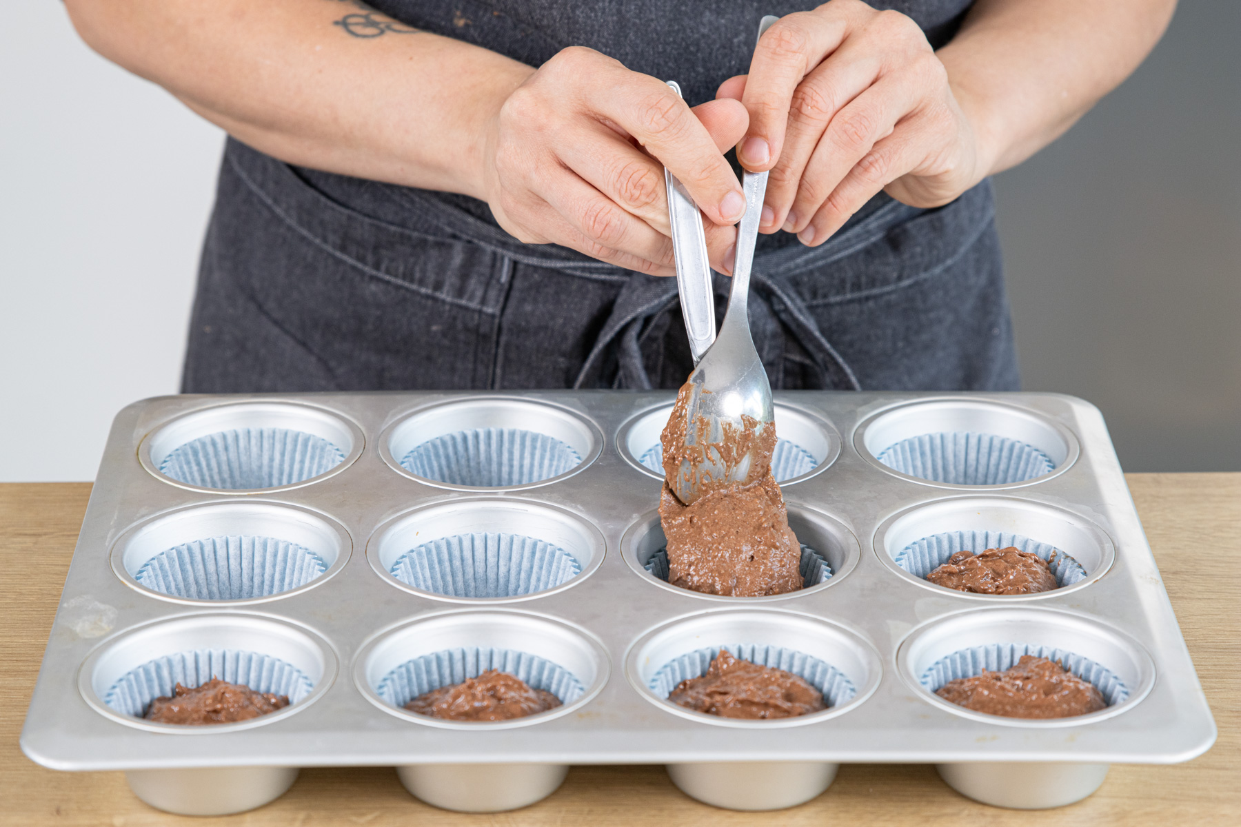 Schoko-Muffins backen