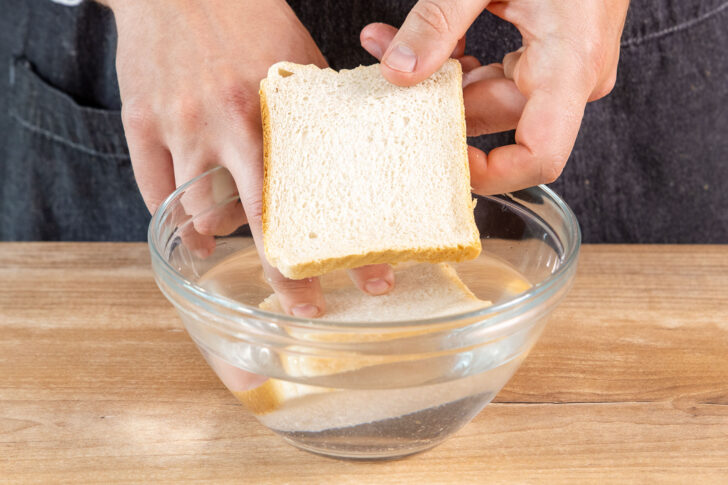 Toast einweichen