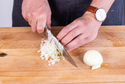 Zwiebel & Knoblauch schneiden