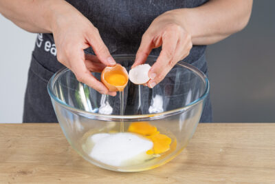 Eier verrühren