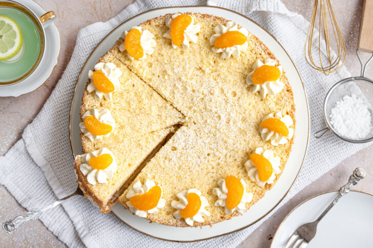 Omas Käsesahnetorte mit Mandarinen