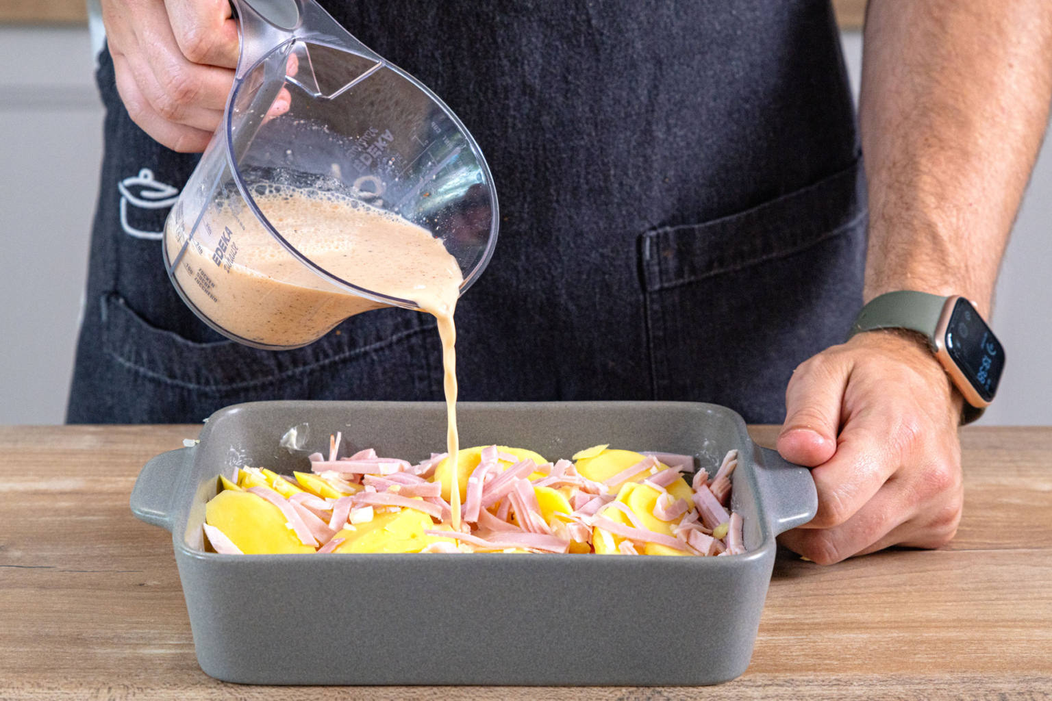 Kartoffel-Schinken-Gratin | Rezept