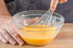 Eier verquirlen