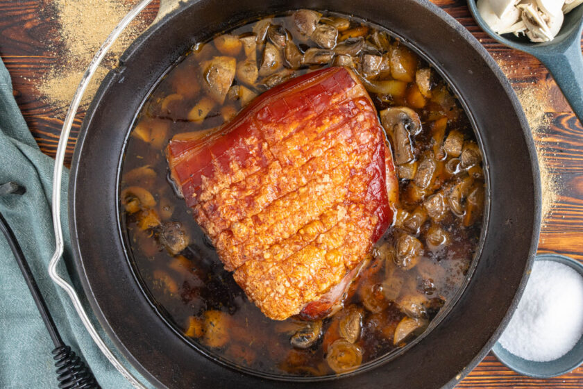 Krustenbraten aus dem Dutch Oven