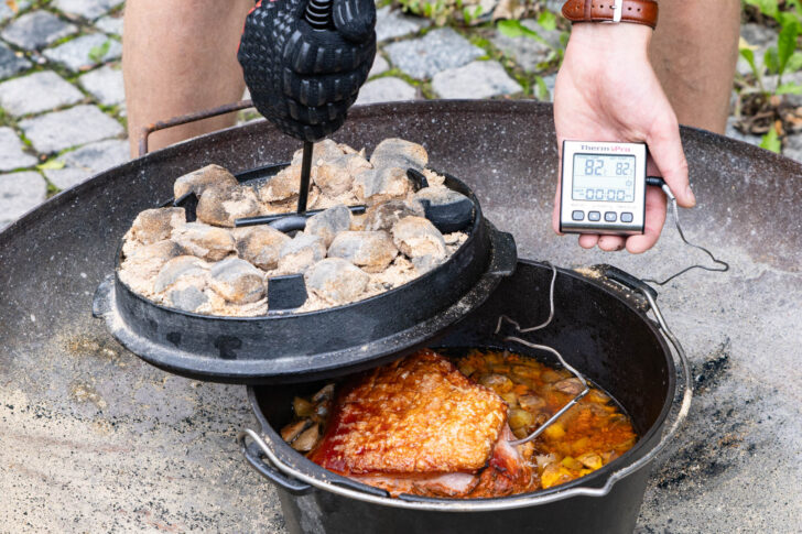 Krustenbraten Kerntemperatur erreicht