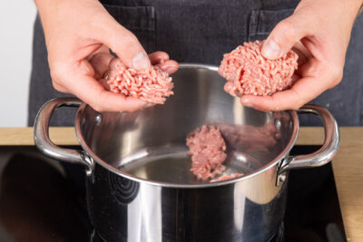 Hackfleisch anbraten