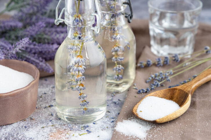 Klarer Lavendelsirup