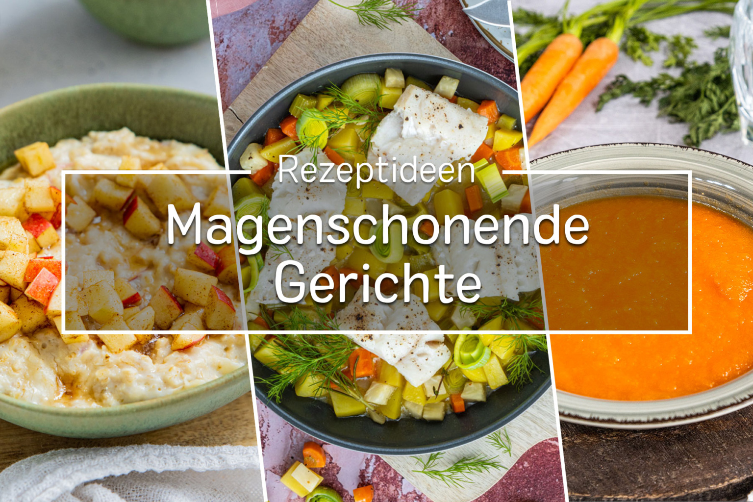Magenschonende Gerichte: Rezepte Mittagessen & Abendessen