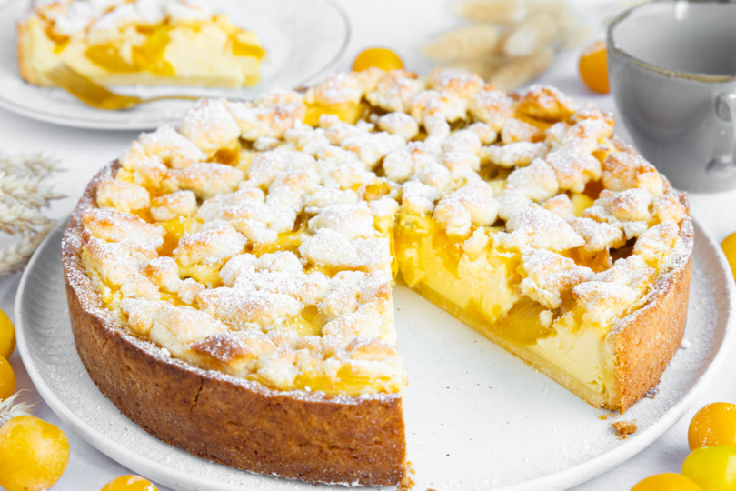 Mirabellenkuchen mit Schmand
