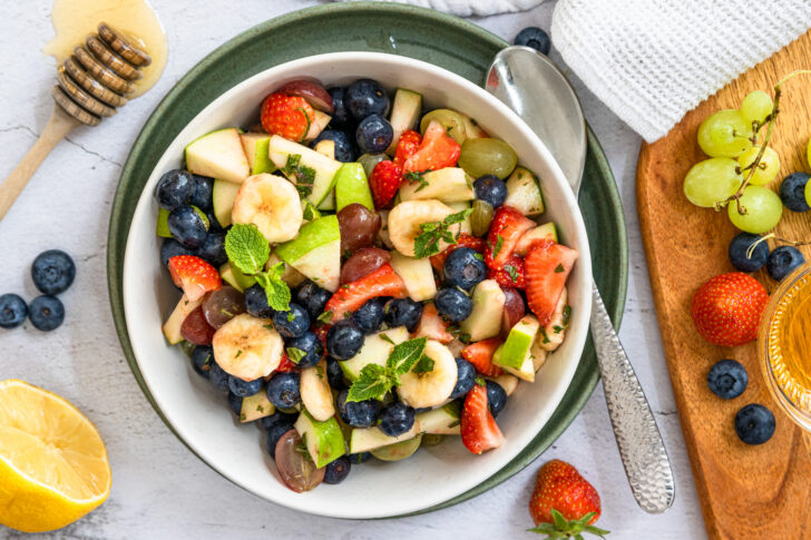 Obstsalat-Dressing ganz klassisch