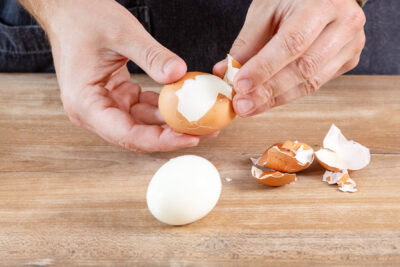 Eier schälen