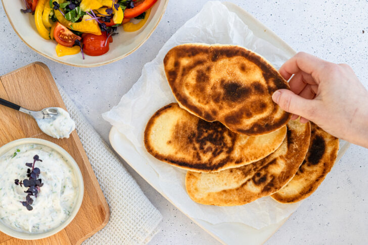 Pfannenbrot ohne Hefe