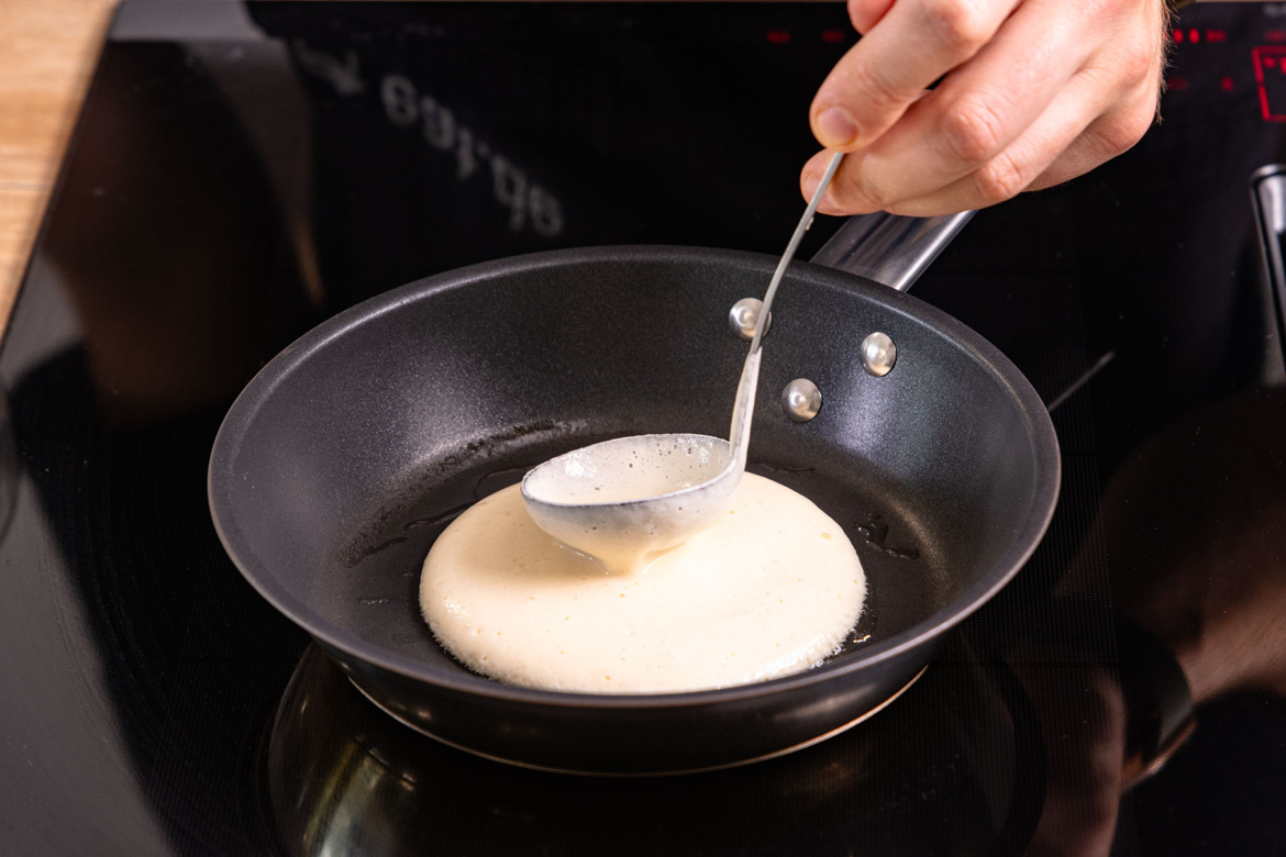 Pfannkuchen mit Eischnee | Rezept