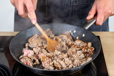 Hackfleisch anbraten