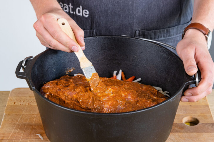 Schweinenacken marinieren