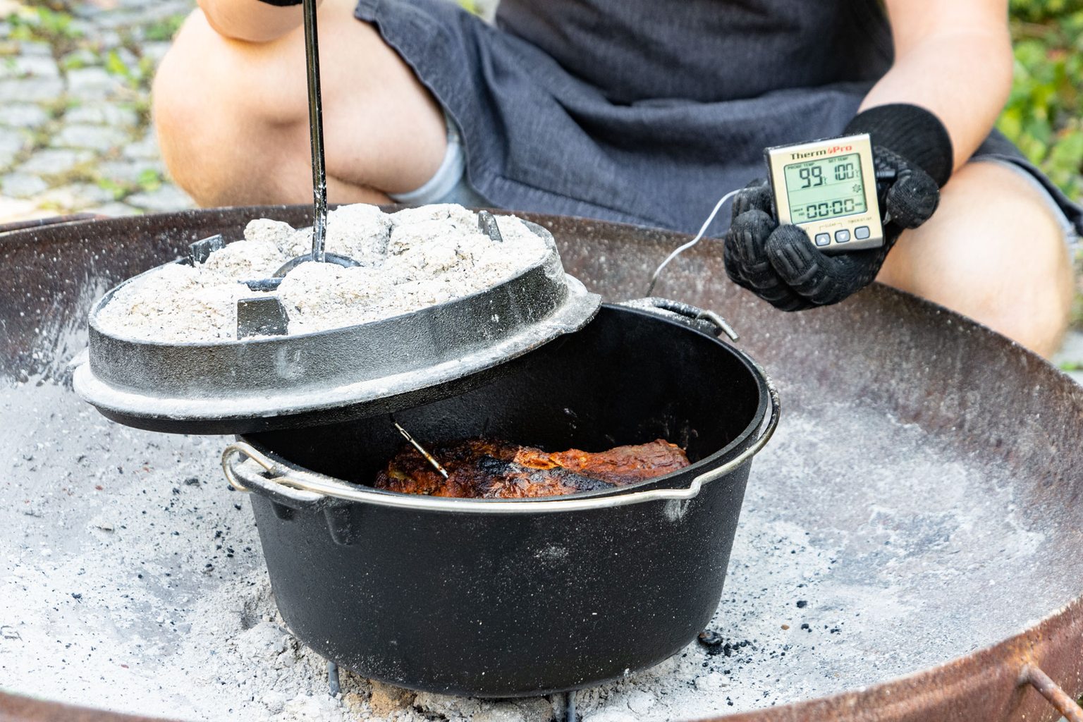 Pulled Pork aus dem Dutch Oven