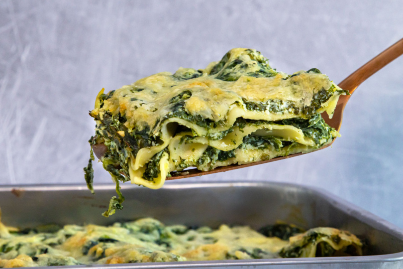 Ricotta-Spinat-Lasagne