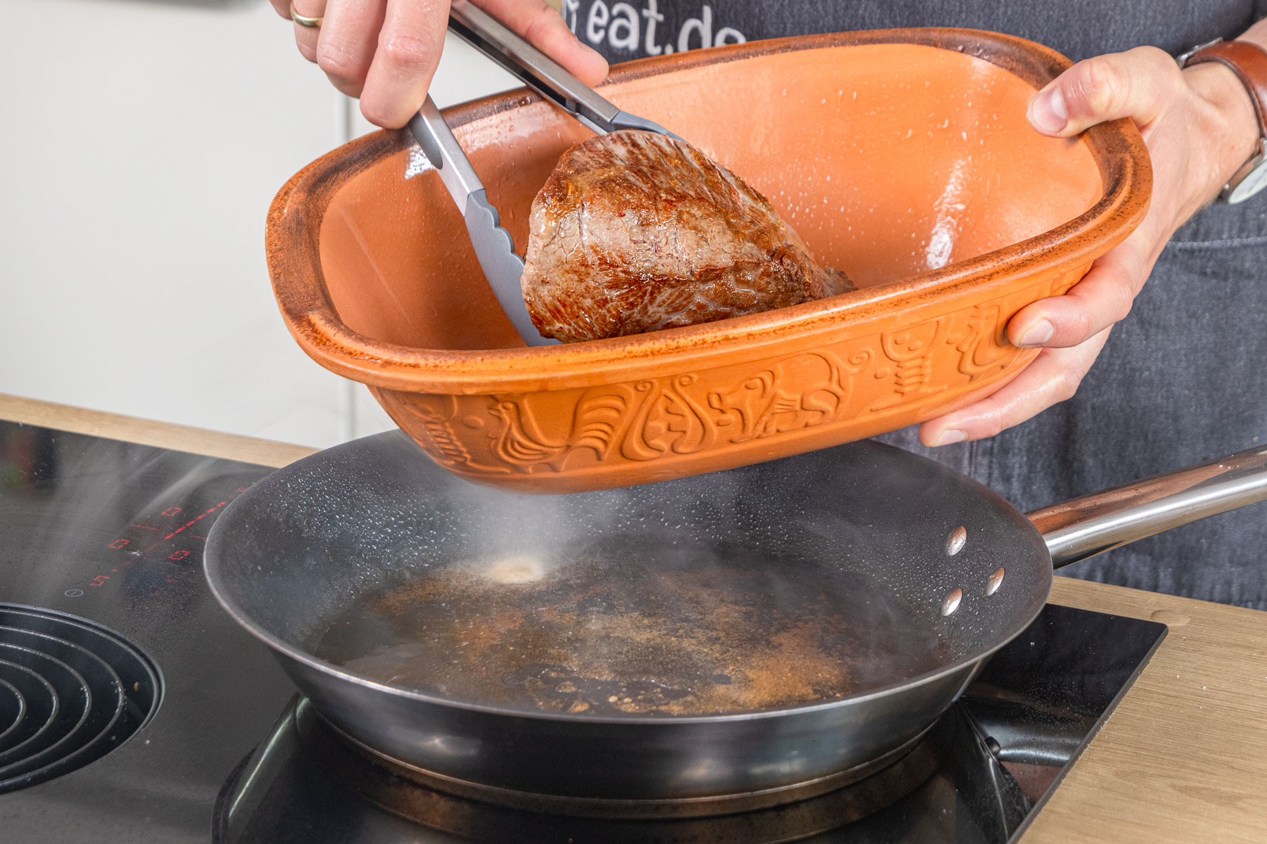Rinderbraten im Römertopf | Rezept