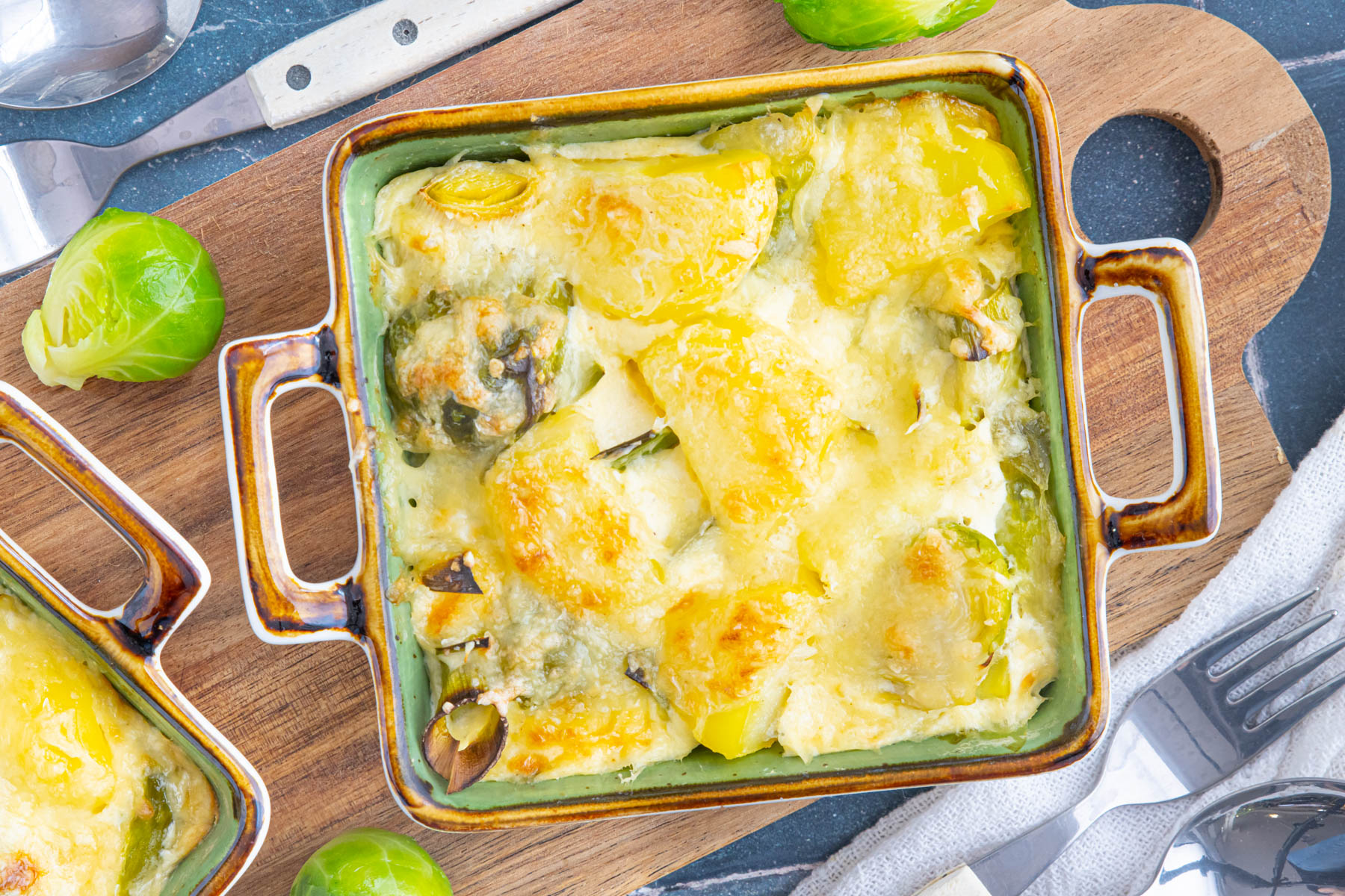 soße zu rosenkohl und kartoffeln