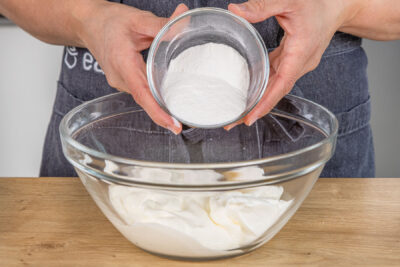 Sofortgelatine einrühren