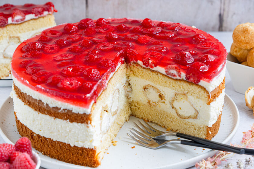 Schnelle Windbeuteltorte