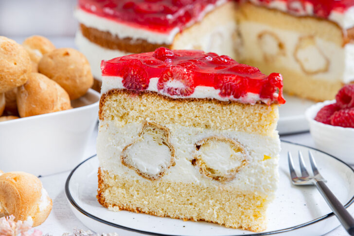 Schnelle Windbeuteltorte