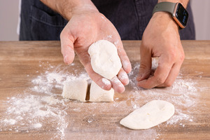 Pfannenbrot formen