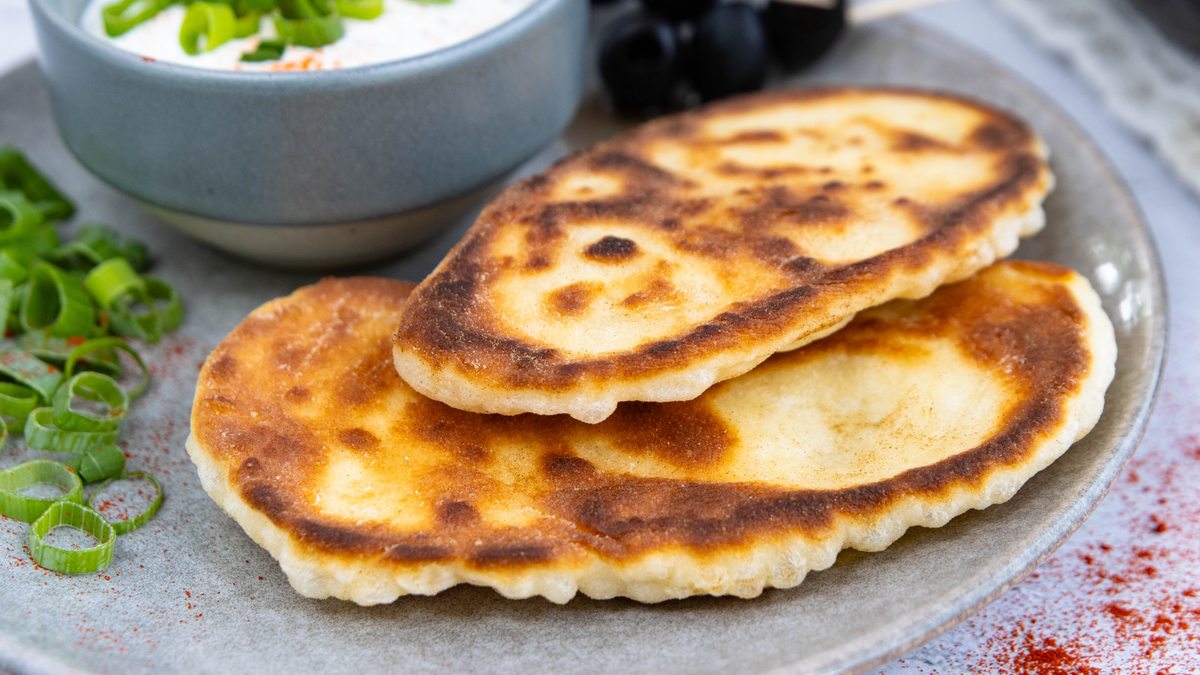 Schnelles Pfannenbrot | Rezept - eat.de