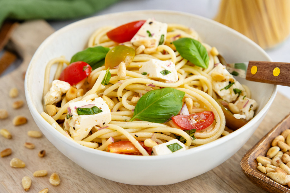 Spaghettisalat-Rezept: schnell &amp; einfach