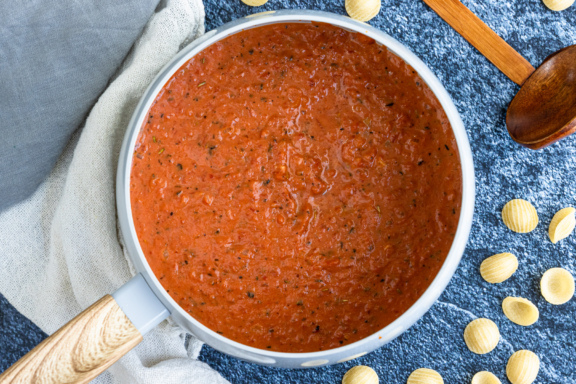 Tomaten-Sahne-Sauce