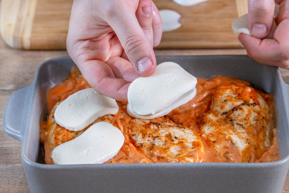 Überbackene Hähnchenbrust | Rezept