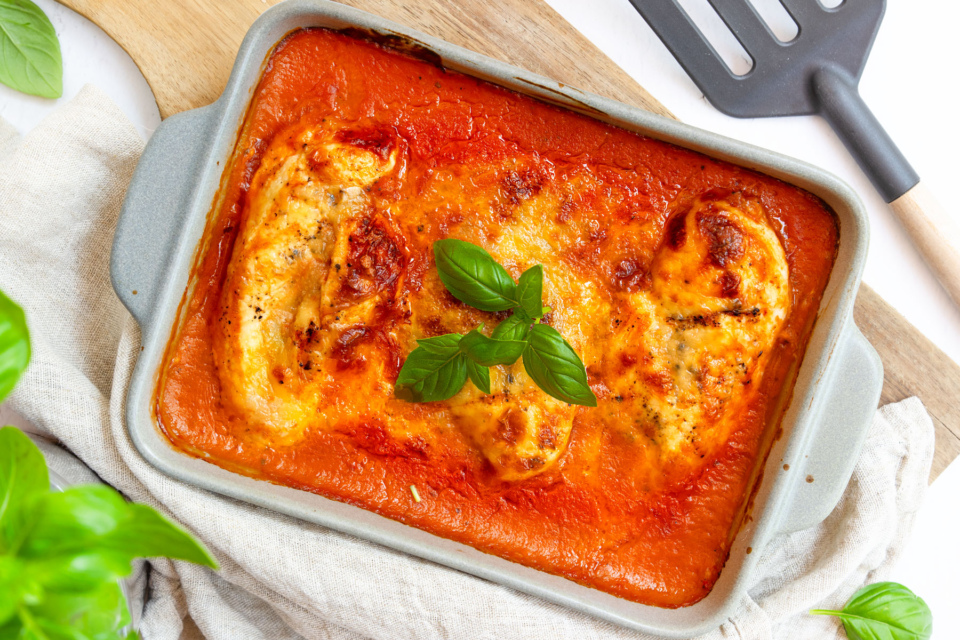Überbackene Hähnchenbrust | Rezept Überbackene Hähnchenbrust | Rezept