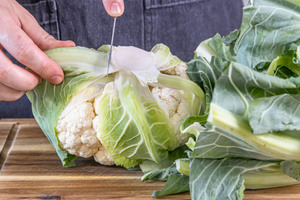 Blumenkohl putzen