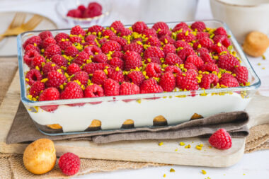 Windbeutel- und Milchmädchen-Dessert