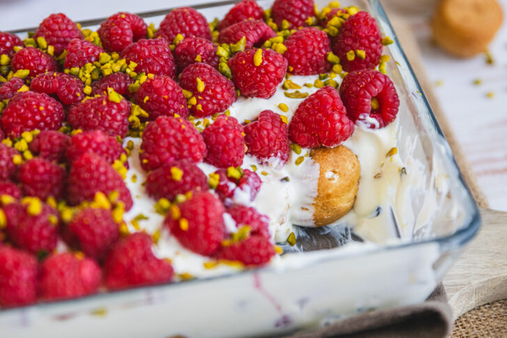 Windbeutel- und Milchmädchen-Dessert